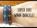 DIY Twin Bead/Super Duo Wrap Ladder Bracelet ¦ The Corner of Craft