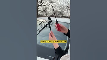 mẹo xử lý cần gạt nước bị kêu, gạt không sạch #xanhauto