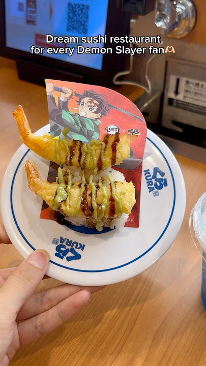 Demon Slayer fan will love this sushi restaurant collaboration🥹❤️#demonslayer #kimetsunoyaiba