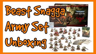 Beast Snagga Orks Army Set Unboxing with Special Snotling Guests!