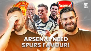 MAN UNITED 0-1 ARSENAL- TITLE RACE goes to FINAL DAY! Can Spurs help The Gunners?!