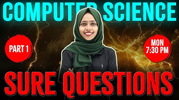 Plus Two Public Exam | Computer Science | Sure Questions | Part 1 | Exam Winner