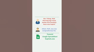Cara menggunakan formula proper di google spreadsheet #belajar #ilmu #tutorial
