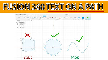 Fusion 360 Text on a Path (new Feature)