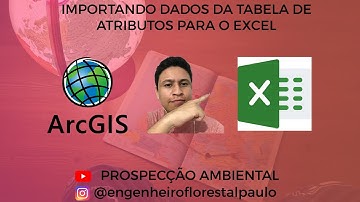 Exportando dados da tabela de atributos para o excel