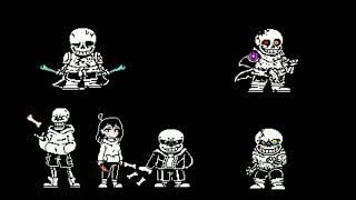 "Human Annihilation" Undertale AU themes compilation (credits in description)