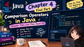 Java Chapter 4 Final Part | Comparison Operators in Java | Complete Chapter 4