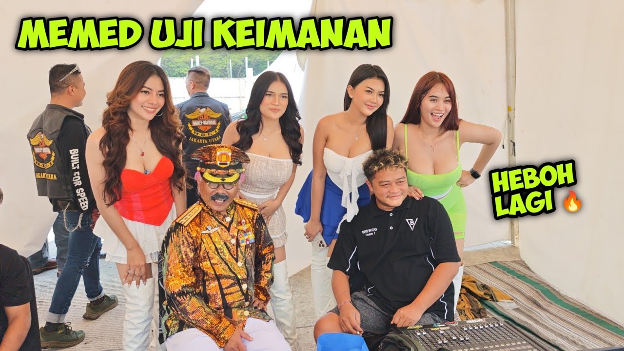 Asli Memed Gak Kuattt 😂Auto Tegang, Putar DJ BREMA ( BREWOG IMA ) full Keder 