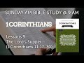 The lords supper  1 corinthians 111730