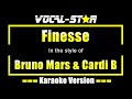 Bruno Mars & Cardi B - Finesse (Karaoke Version) Lyrics HD Vocal-Star Karaoke