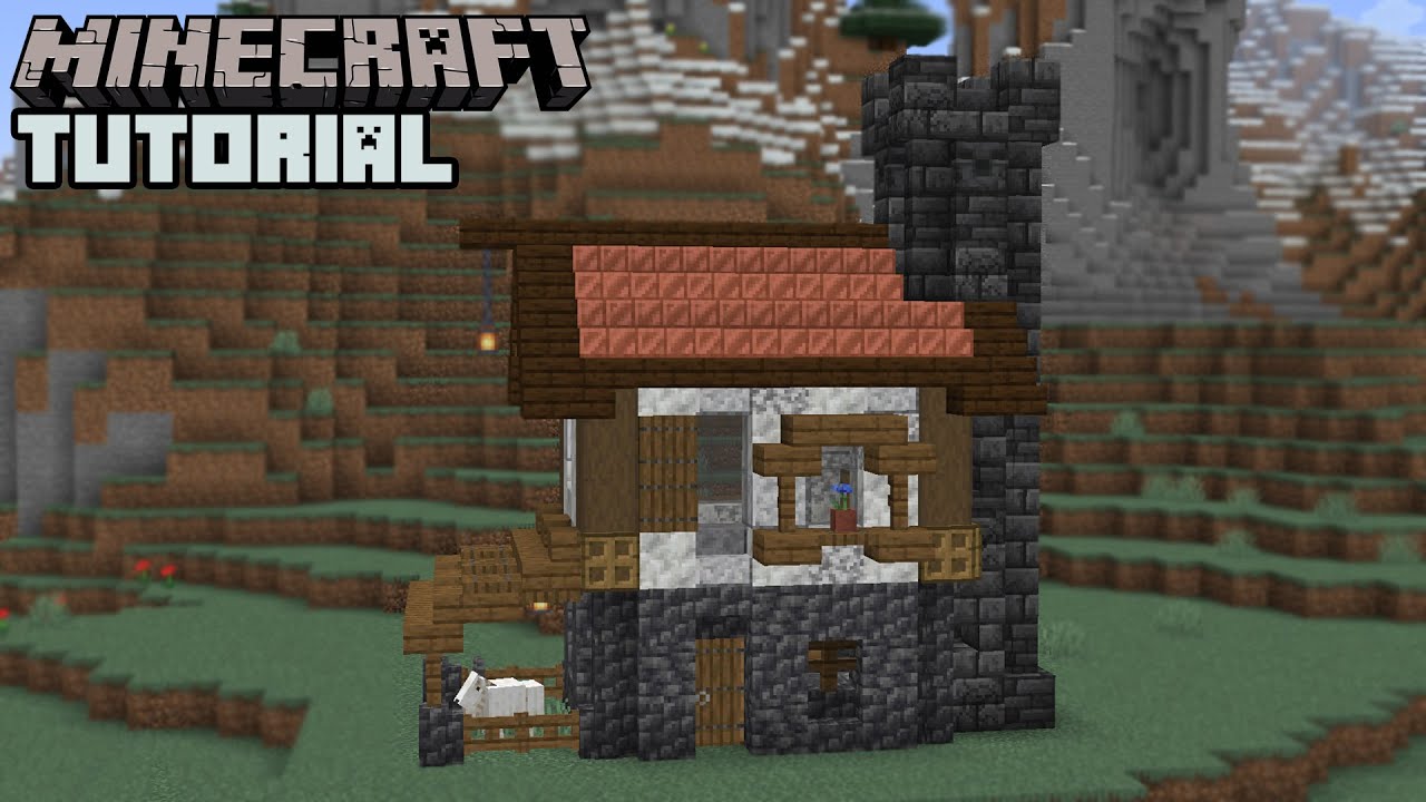 Minecraft 1 17 Survival House Tutorial How To Build Youtube