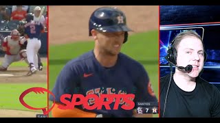 Alex Bregman Becomes The Latest Astro To Get Hit By A Pitch! Astros Hit By Pitch Compilation!