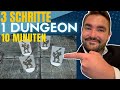 Dungeoncrawl 101: Wie man in 3 einfachen Schritten einen Dungeon baut!