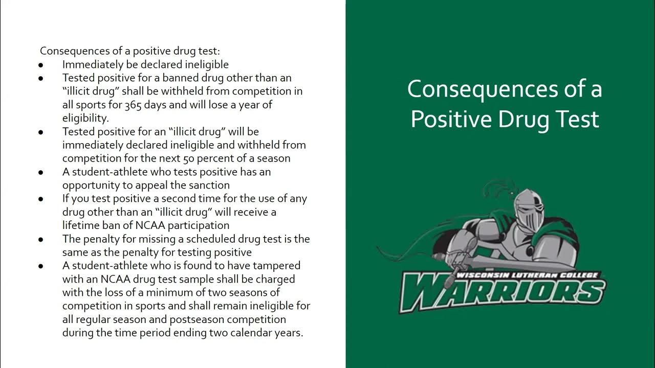 NCAA Drug Test Consent YouTube