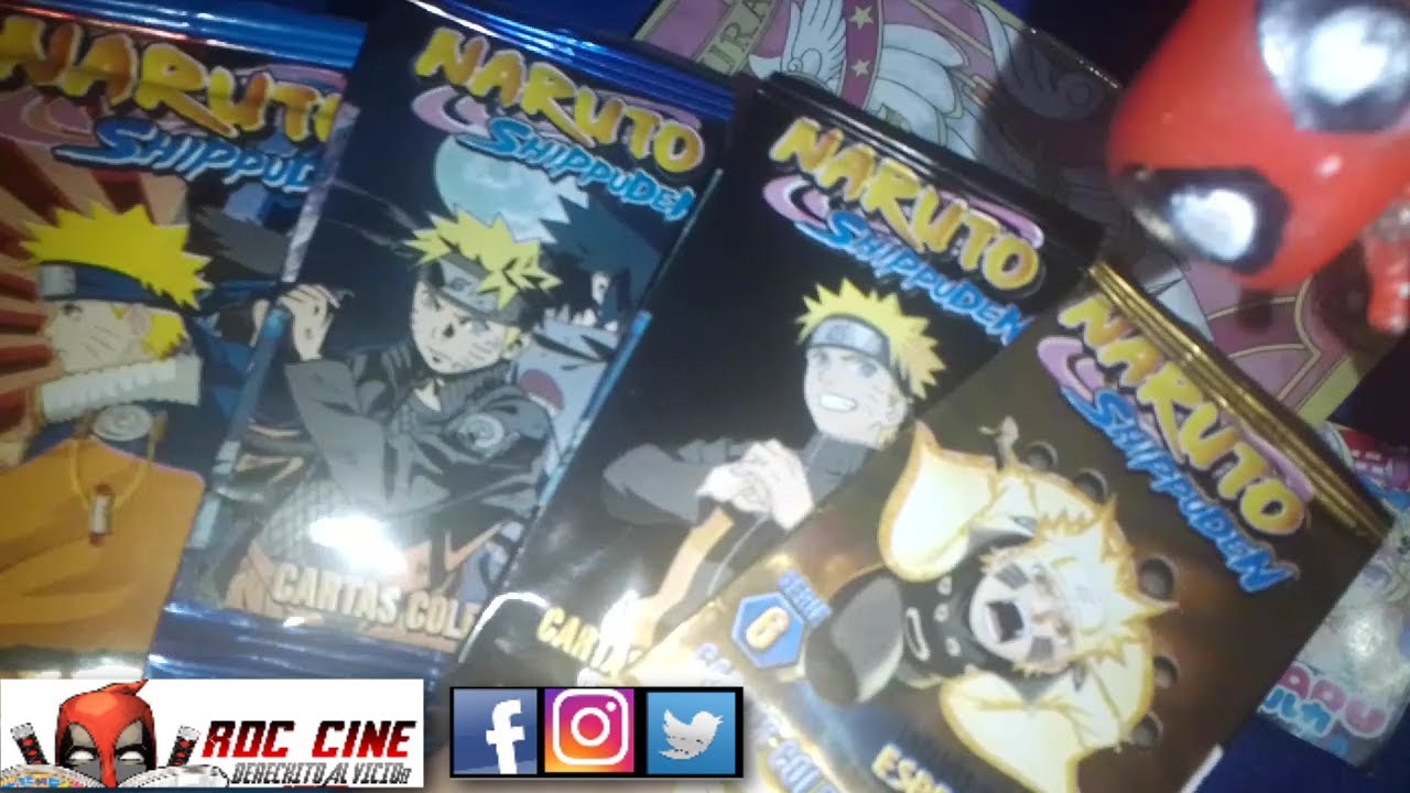 [RDC] Unboxing Cartas Naruto Shippuden - Remix de Sobres de la ...
