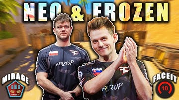 FROZEN & NEO GRIND NA FACEIT BEFORE MAJOR *Duo POV with UTILITY and VOICECOMMS*