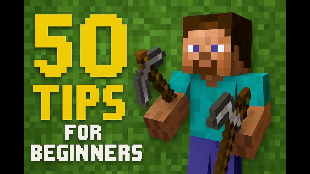 50 Minecraft Tips for Beginners - YouTube