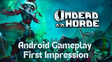 Undead Horde Android Gameplay Walkthrough
