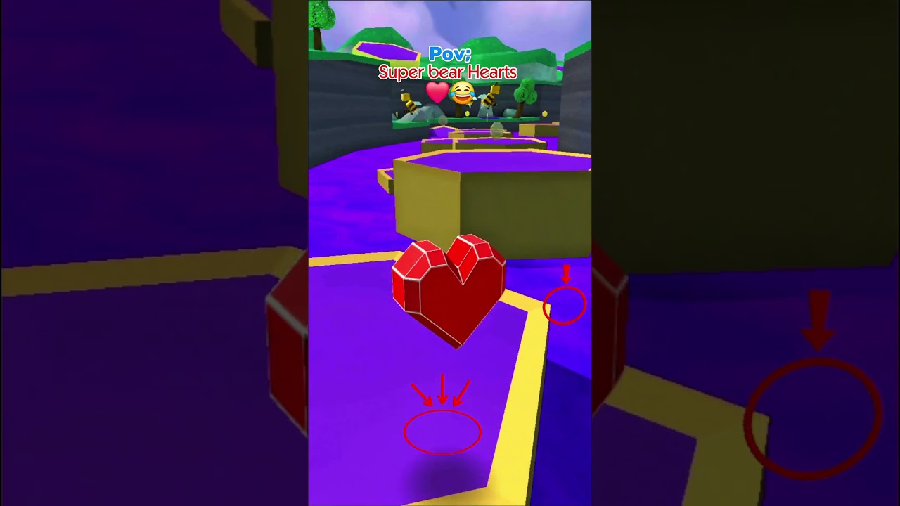 Super bear Hearts #superbear #superbearadventure#shortvideo #shorts #viral #youtubeshorts #gaming