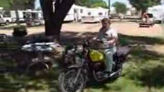 Harley Riders on a 250