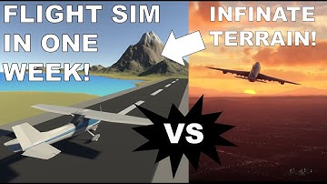 How to make Microsoft Flight Simulator  in ONE WEEK! (Devlog)
