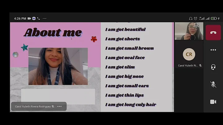 Activity #1: PERSONAL INTRODUCTION Carol Rivera