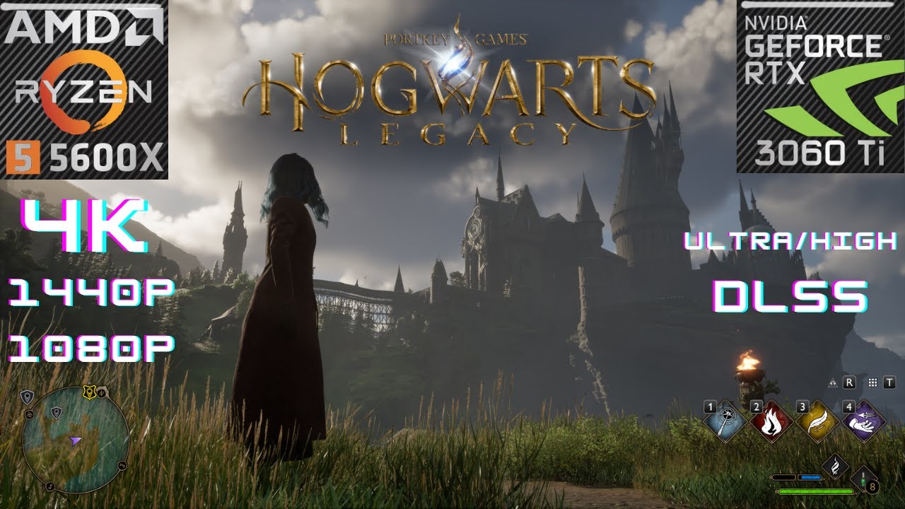 Hogwarts Legacy, Ryzen 5 5600x + RX 6700 XT