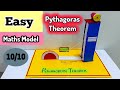 Pythagoras Theorem Working Model for Math Project 📐
