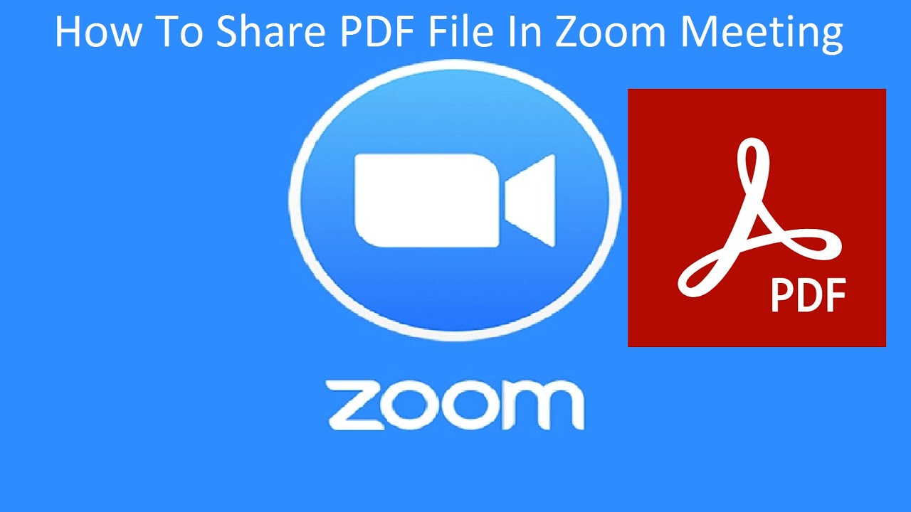 how to share pdf presentation on zoom