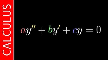Second-Order Linear ODEs with Constant Coefficients / Calculus / Interactive Video