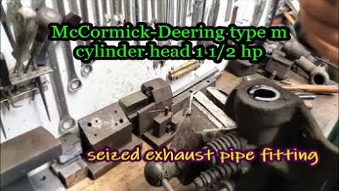 How To Remove a Seized Exhaust Pipe Fitting cape chisel