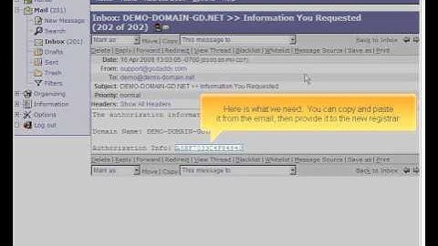 Preparing a domain for transfer from GoDaddy.com by MiaShops!