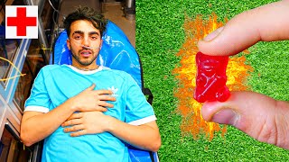 COMIENDO LA GOMITA MAS PICANTE DEL MUNDO fui al hospital