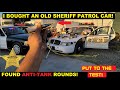 Searching an Old Sheriff Police car Found Anti Tank Round! Crown Rick Auto