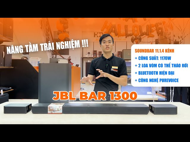 Soundbar JBL Bar1300 - Với 11.1.4 Kênh, Trải Nghiệm Hiệu Ứng Như Phòng Phim Lớn !!!