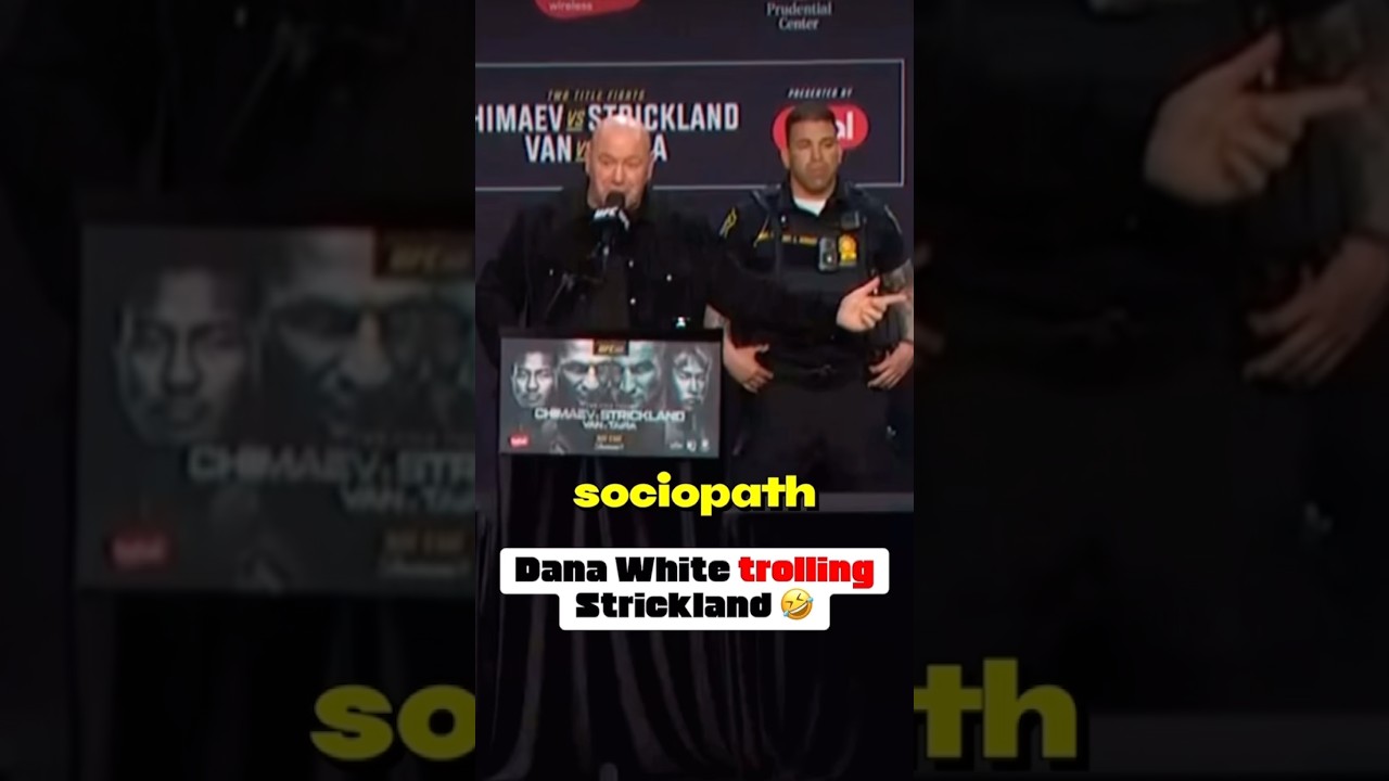 Dana White let Strickland and Chimaev face off because he’s a sociopath