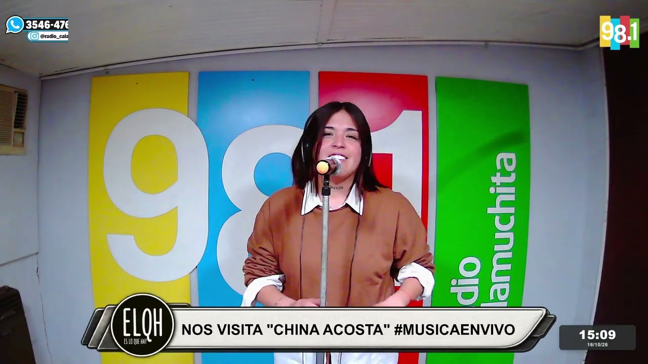 #CANTAHOY EN #Esloquehayt26 "CHINA ACOSTA" 98.1FM