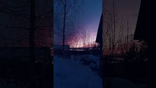 Закат ❤️#моменты #природа #отдых #садмечты #дача  #март2024 #декрет #декретныебудни #вечер #закат