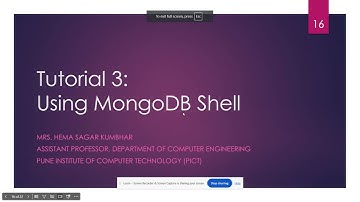 MongoDB Create Database, Collection and Insert Document  CRUD Operation