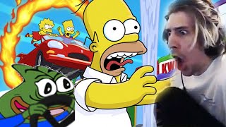 A Masterpiece! - xQcOW Plays The Simpsons: Hit & Run | xQcOW screenshot 4