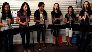 Video thumbnail of "Clarinet Choir - Andante from Orfeo"