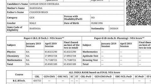 Good News 🎉l JEE Main 2021 4th attampt Result Declared l Jee Main Result 2021 l NTA Official
