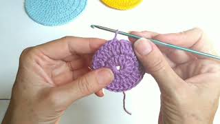 Círculo de crochet perfeito. Como subir a carreira sem correntinhas desde o início.