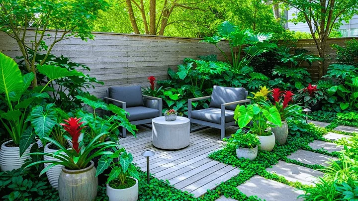 Secret Courtyard Oasis Revealed 🌴 How a Small Frontyard Became a Lush Tropical Garden