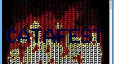 python test 001 with modules: pyfiglet and asciimatics