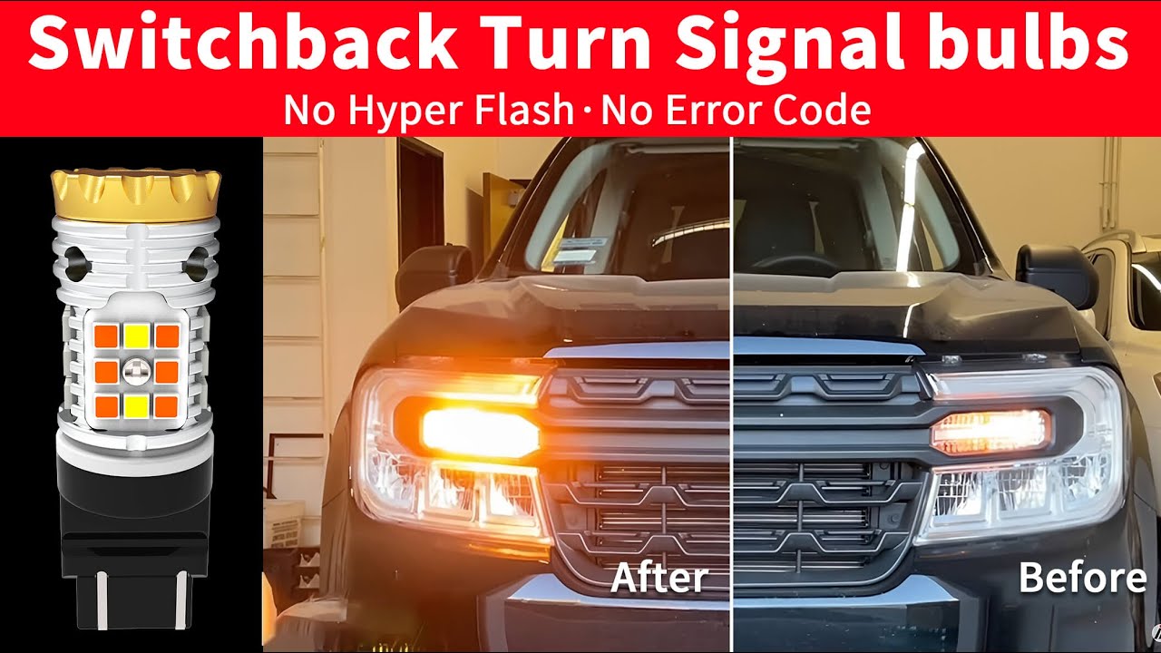 2022 Ford Maverick LED Switchback Turn Signal DRL Daytime Running ...