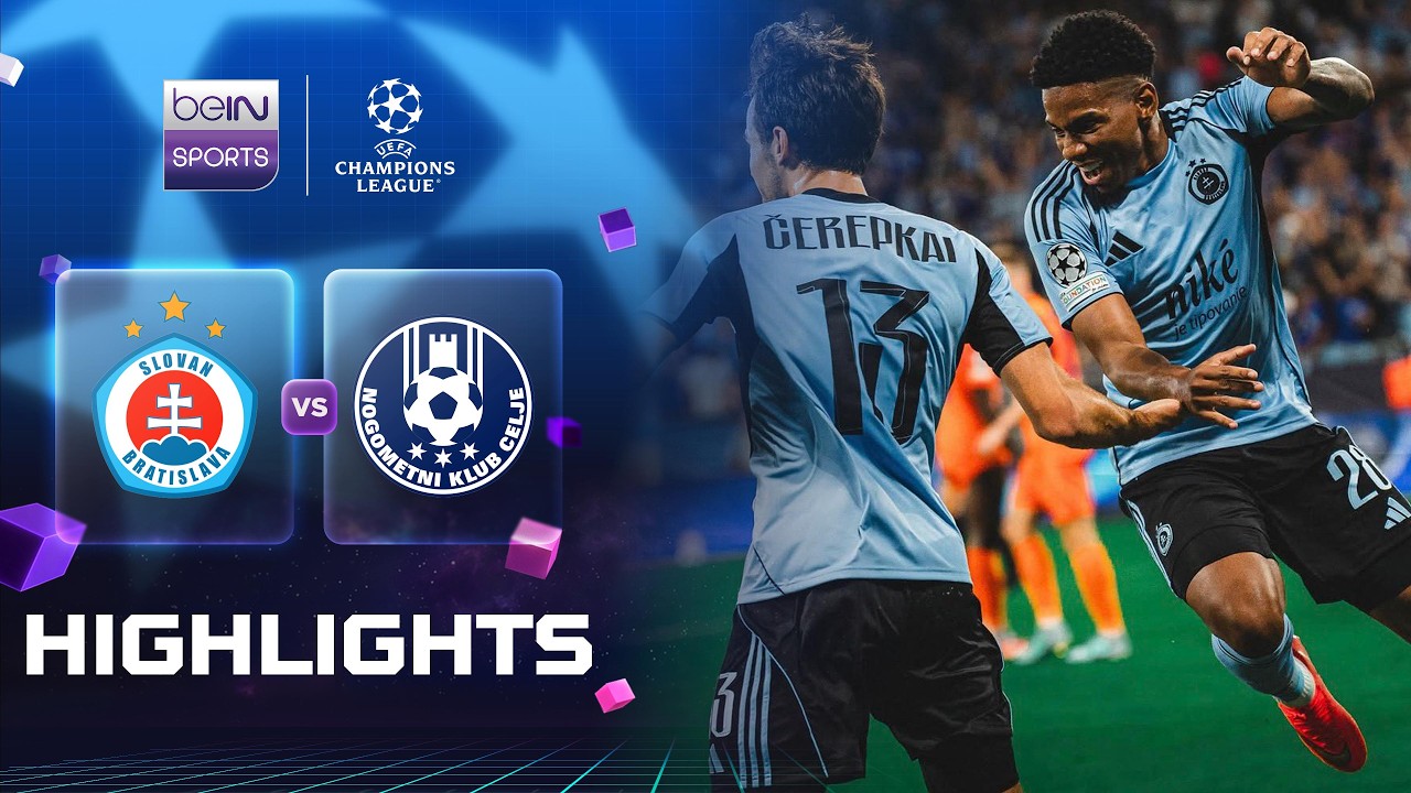 SK Slovan Bratislava 1-1 Celje | Champions League 26/27 Play-offs Match Highlights
