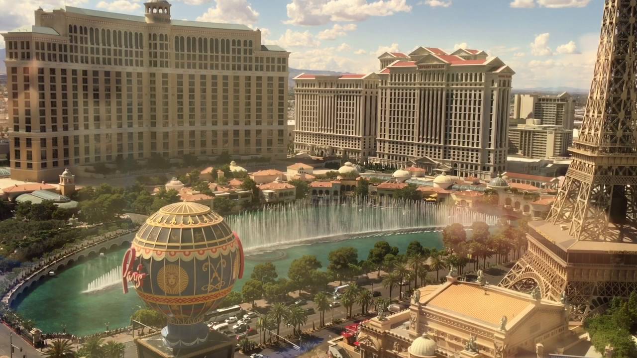 Las Vegas Bellagio Fountain From Planet Hollywood Hip Room