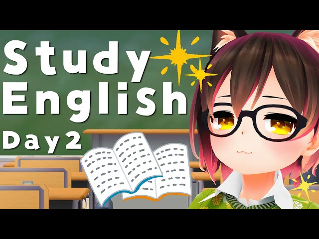 【英語】Study English!　Day 2✍【ホロライブ/ロボ子さん】のサムネイル