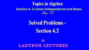Lec 13 | #SolvedProblems | Topics in Algebra | I.N. Herstein
